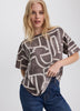 Crew-Neck T-Shirt Blouse