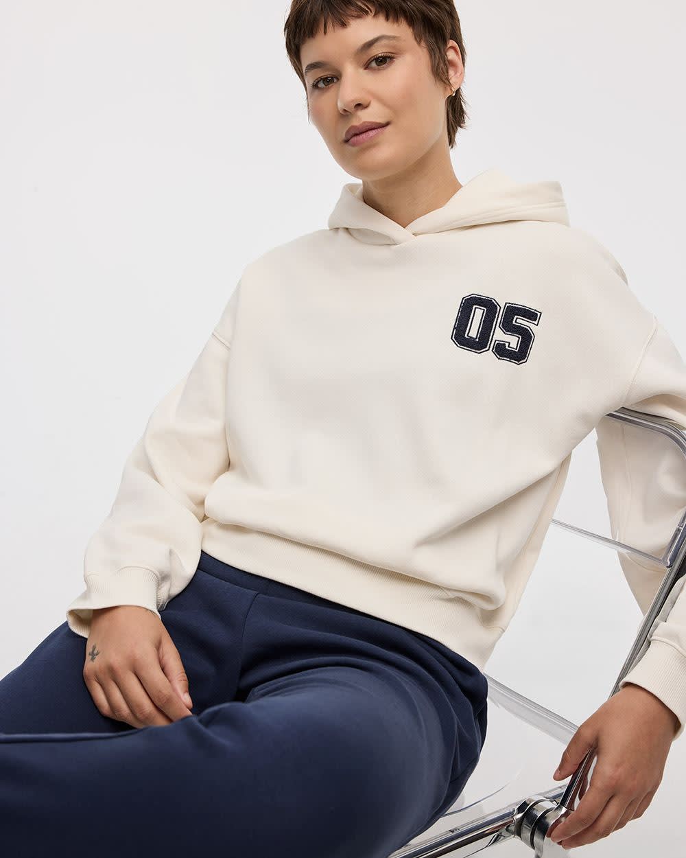 Fleece Graphic Hoodie - Hyba
