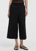 Cropped Wide-Leg Linen-Blend Pant