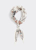 Diamond-Shaped Scarf with Print