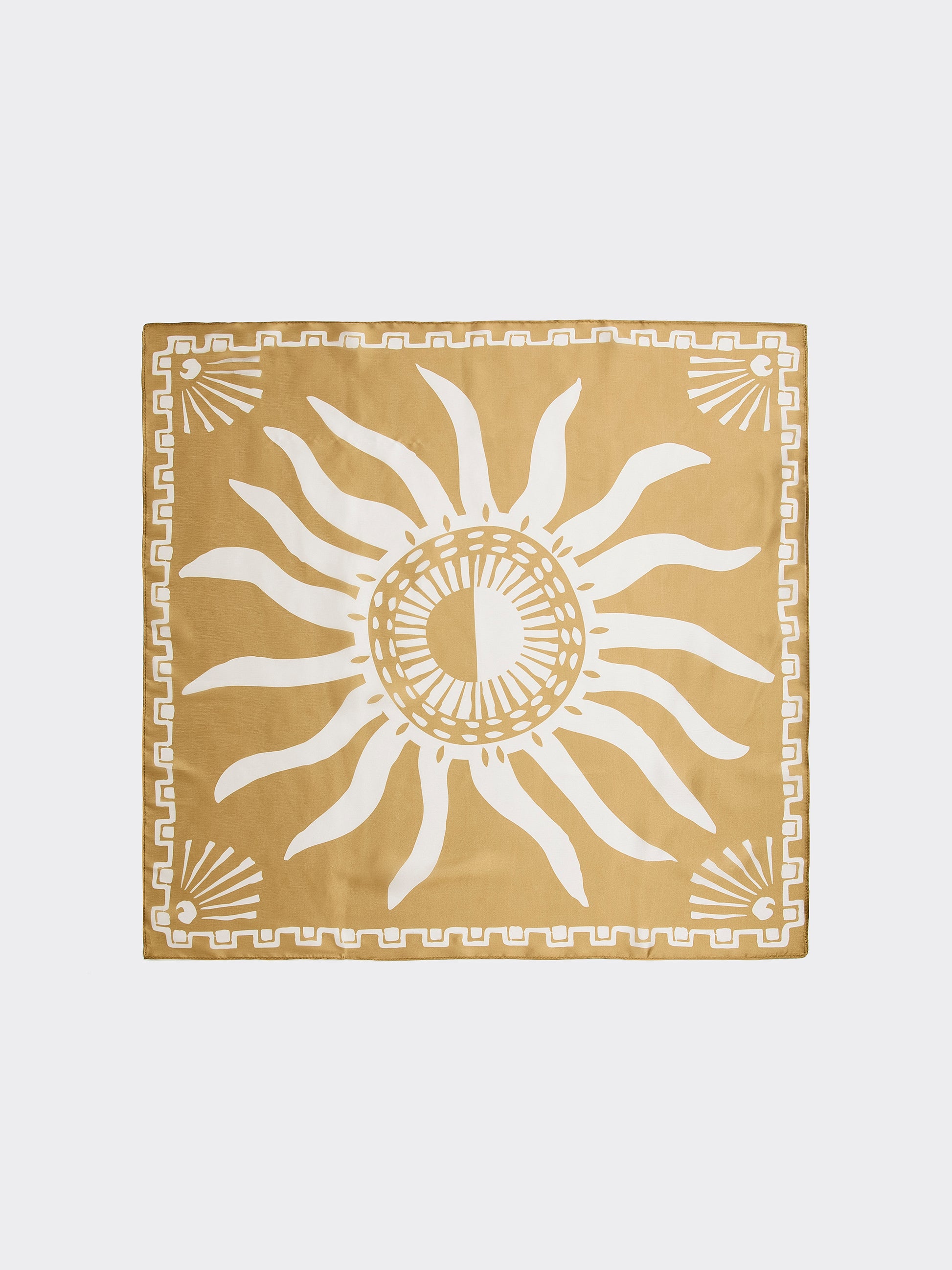 Square Scarf with Sun