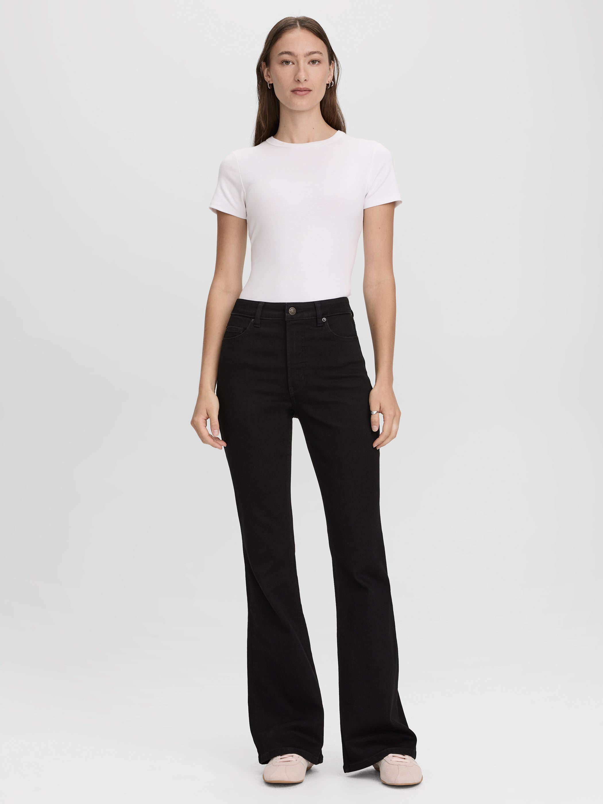 Flare-Leg High-Rise Jean