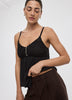 V-Neck Mix-Media Cami