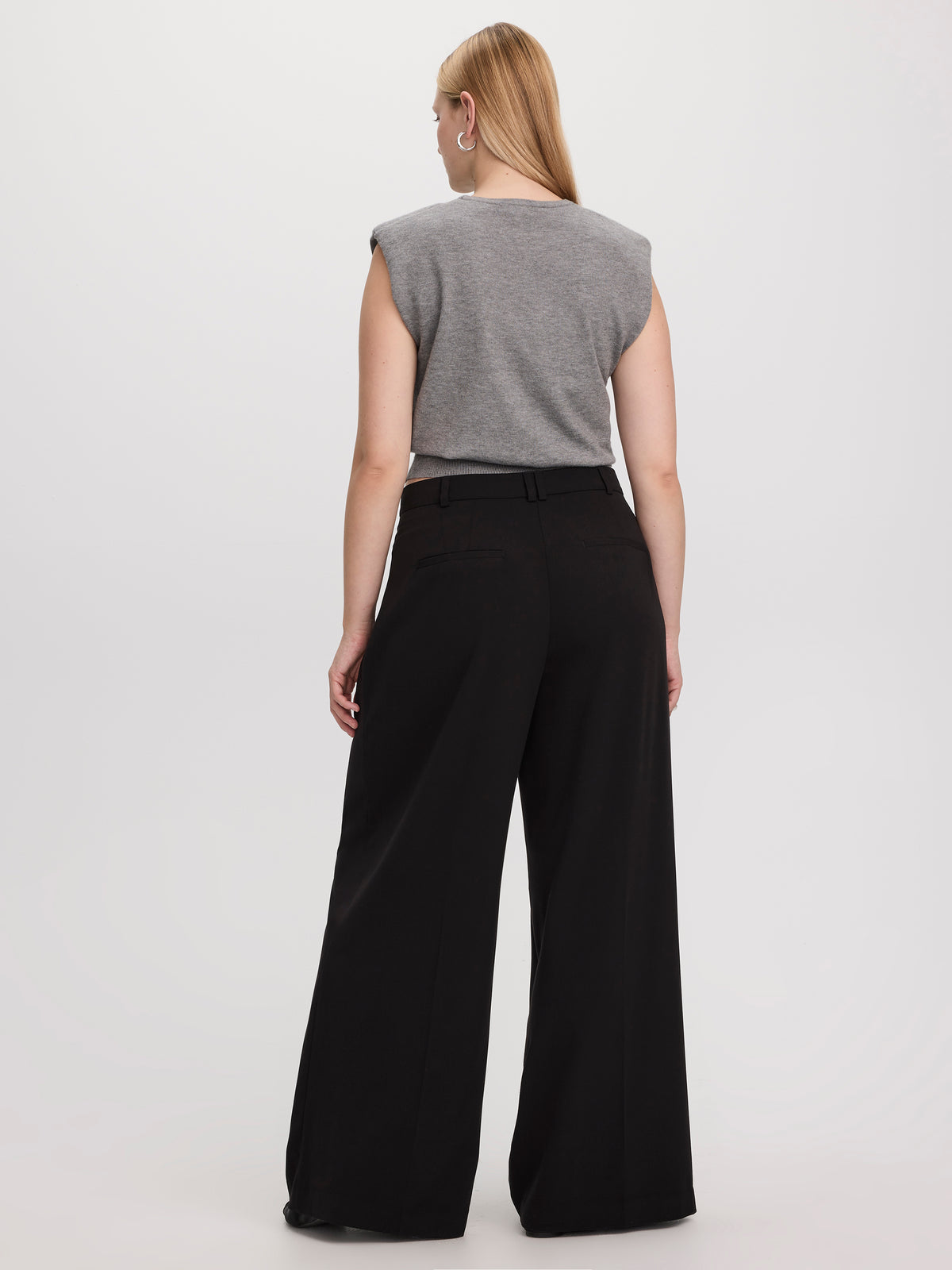 Wide-Leg High-Rise Pants - The Timeless - Curvy Fit