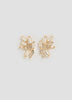 Earrings with Rhinestone Cluster