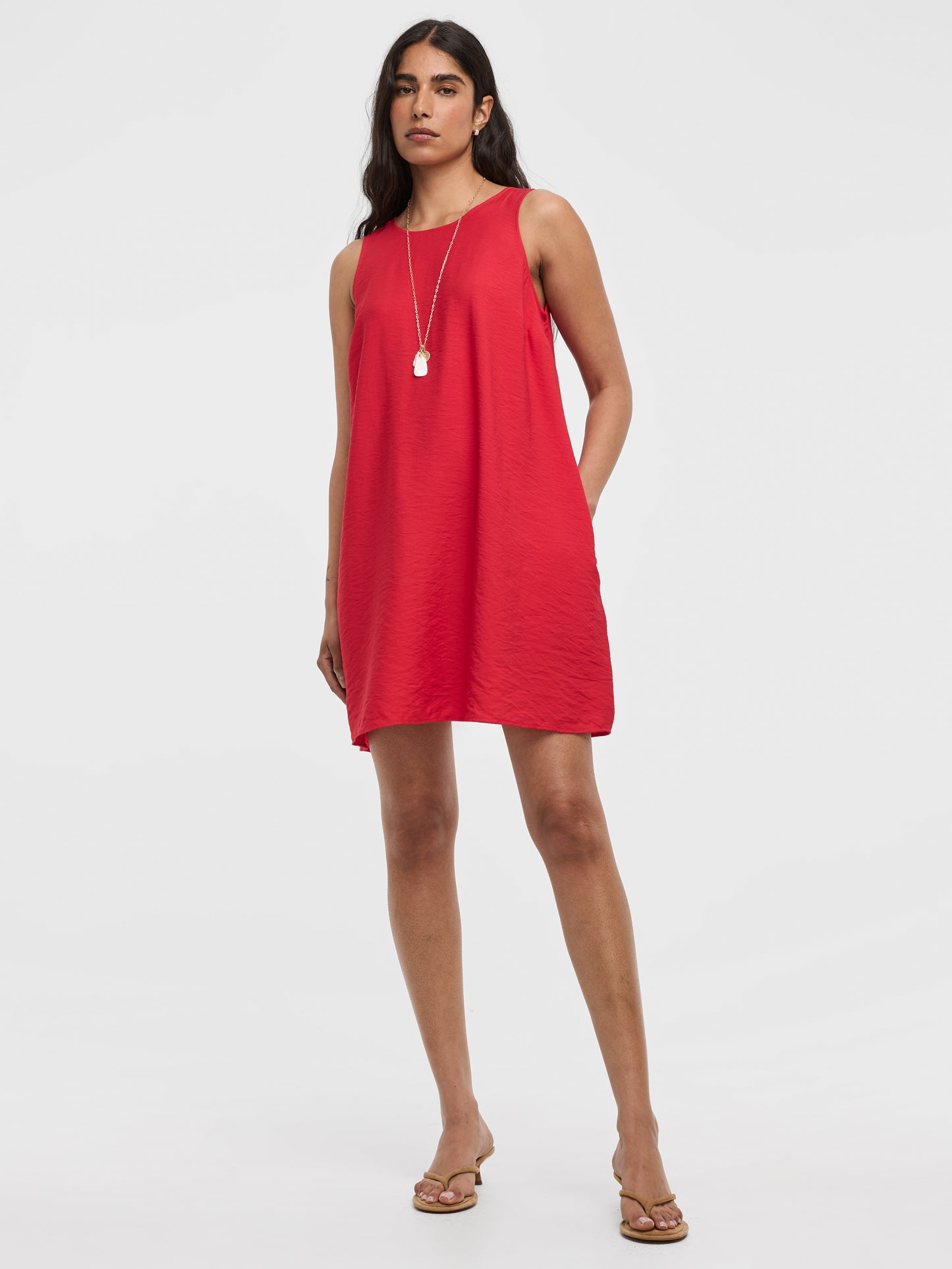 Sleeveless Swing Mini Dress