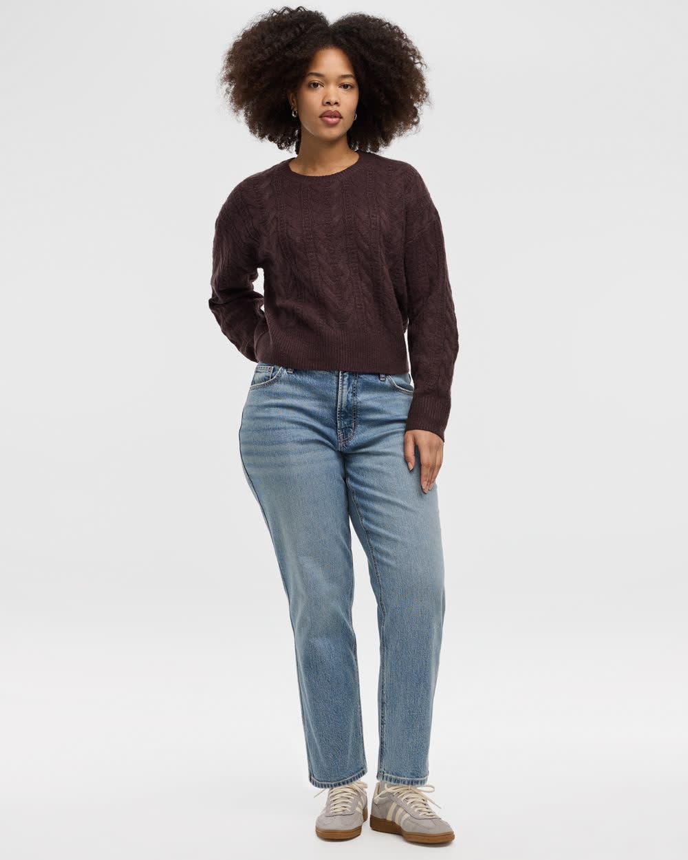 Jean à jambe droite et taille mi-haute - Le Classique - Coupe Courbes