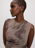 Sleeveless Draped Top