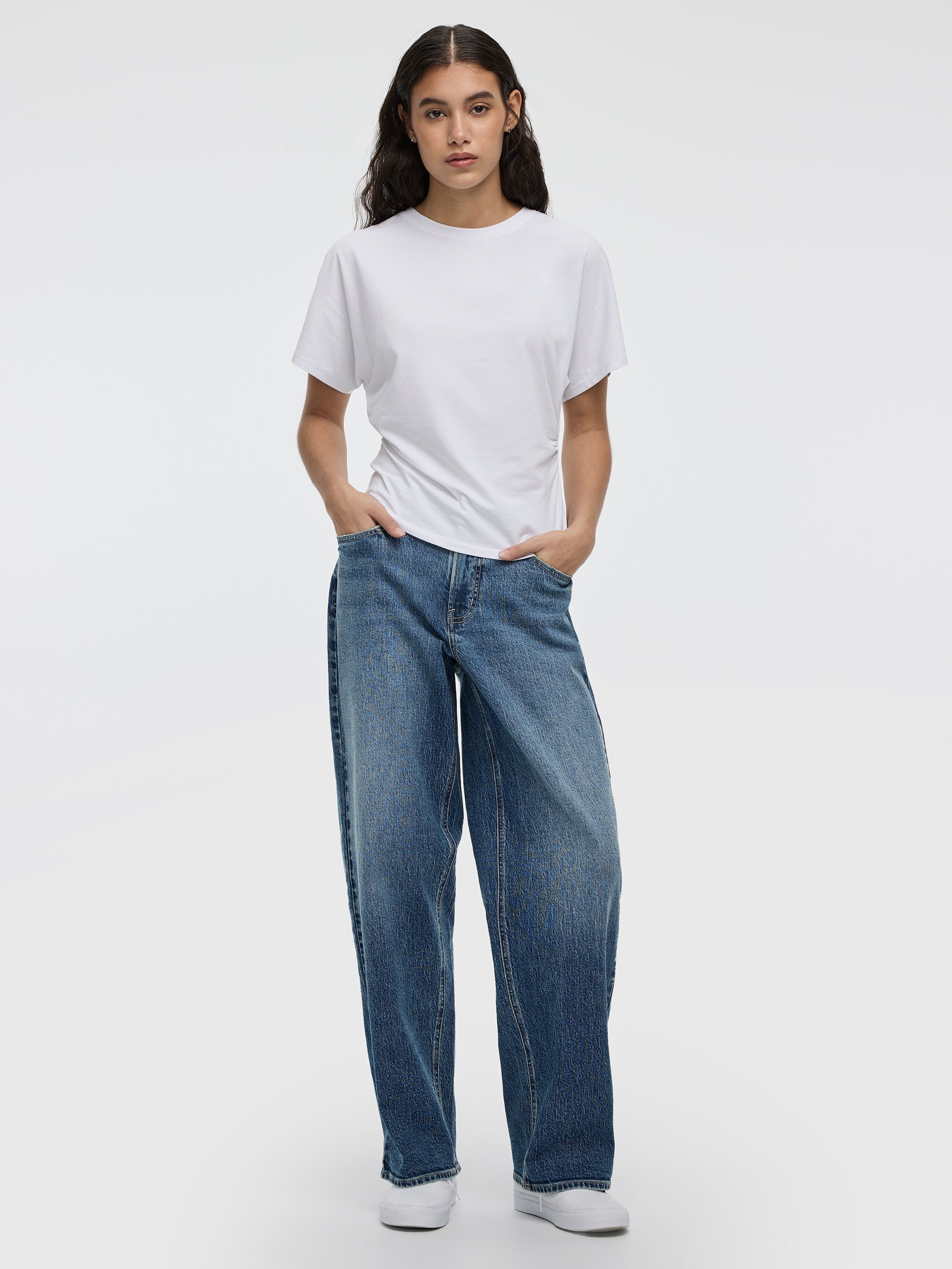 Mid-Rise Baggy Jean - Curvy Fit