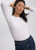 Long-Sleeve Crew-Neck Ribbed T-Shirt - R Essentials