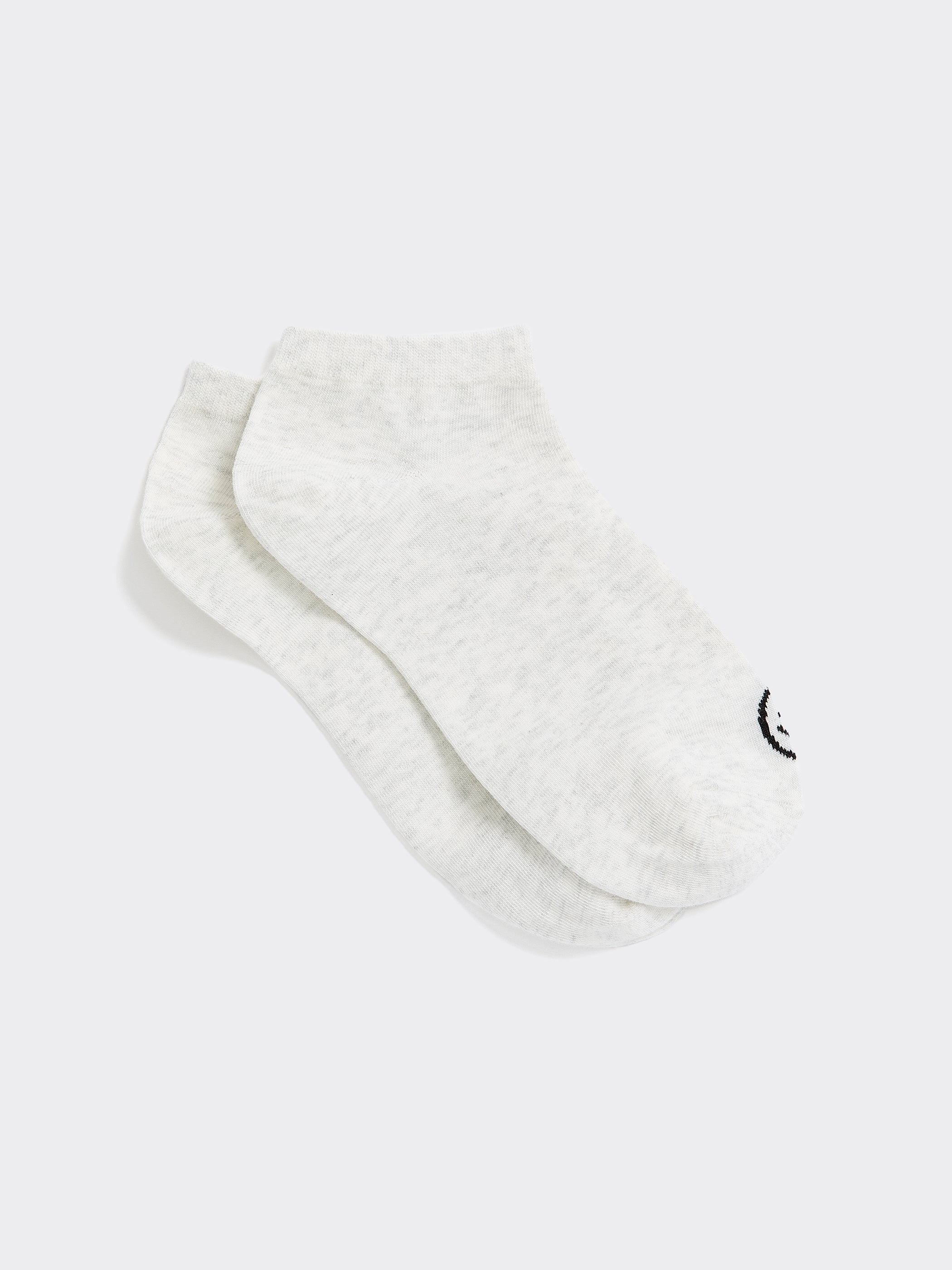 Anklet Socks with Smiley Face