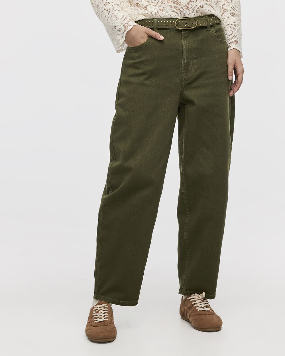 High-Rise Barrel Pant