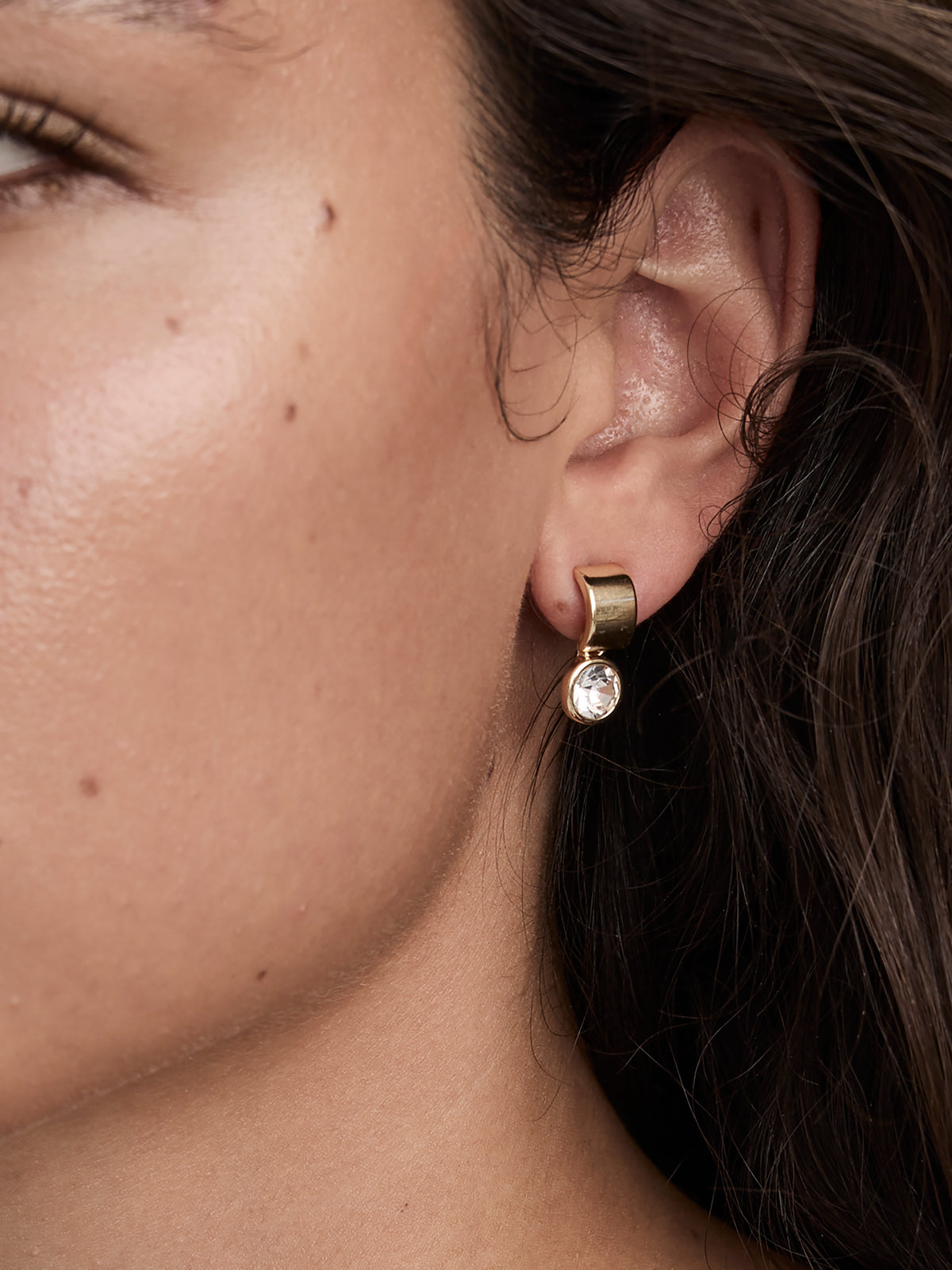Earrings with Rhinestones