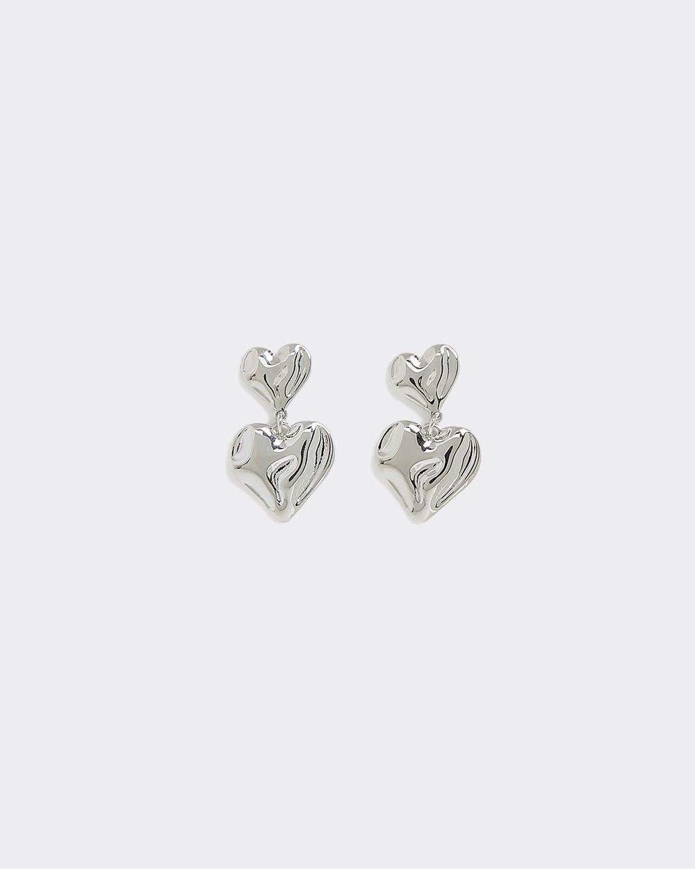 Double Heart Earrings