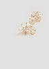Earrings with Rhinestone Cluster