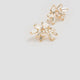Earrings with Rhinestone Cluster