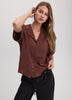 Short-Sleeve Shirt with Notch Collar
