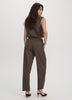 Houndstooth Mid-Rise Barrel Pants - The Timeless