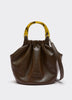 Faux Leather with Hard Handle
