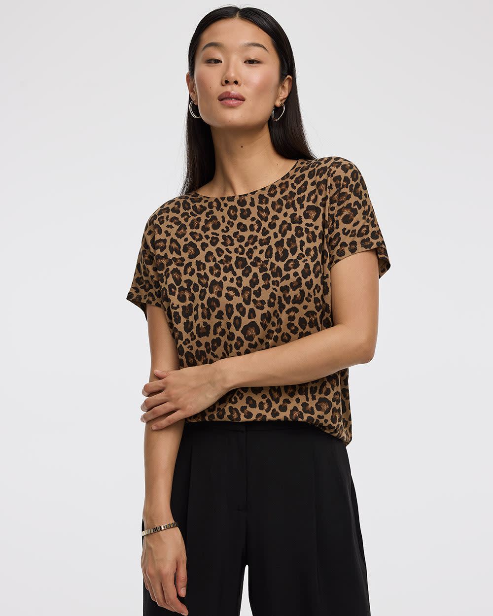 T-shirt à manches courtes dolman et col bateau