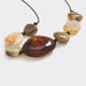 Short Necklace with Resin Stones