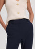 Slim-Leg High-Rise Ankle Pant