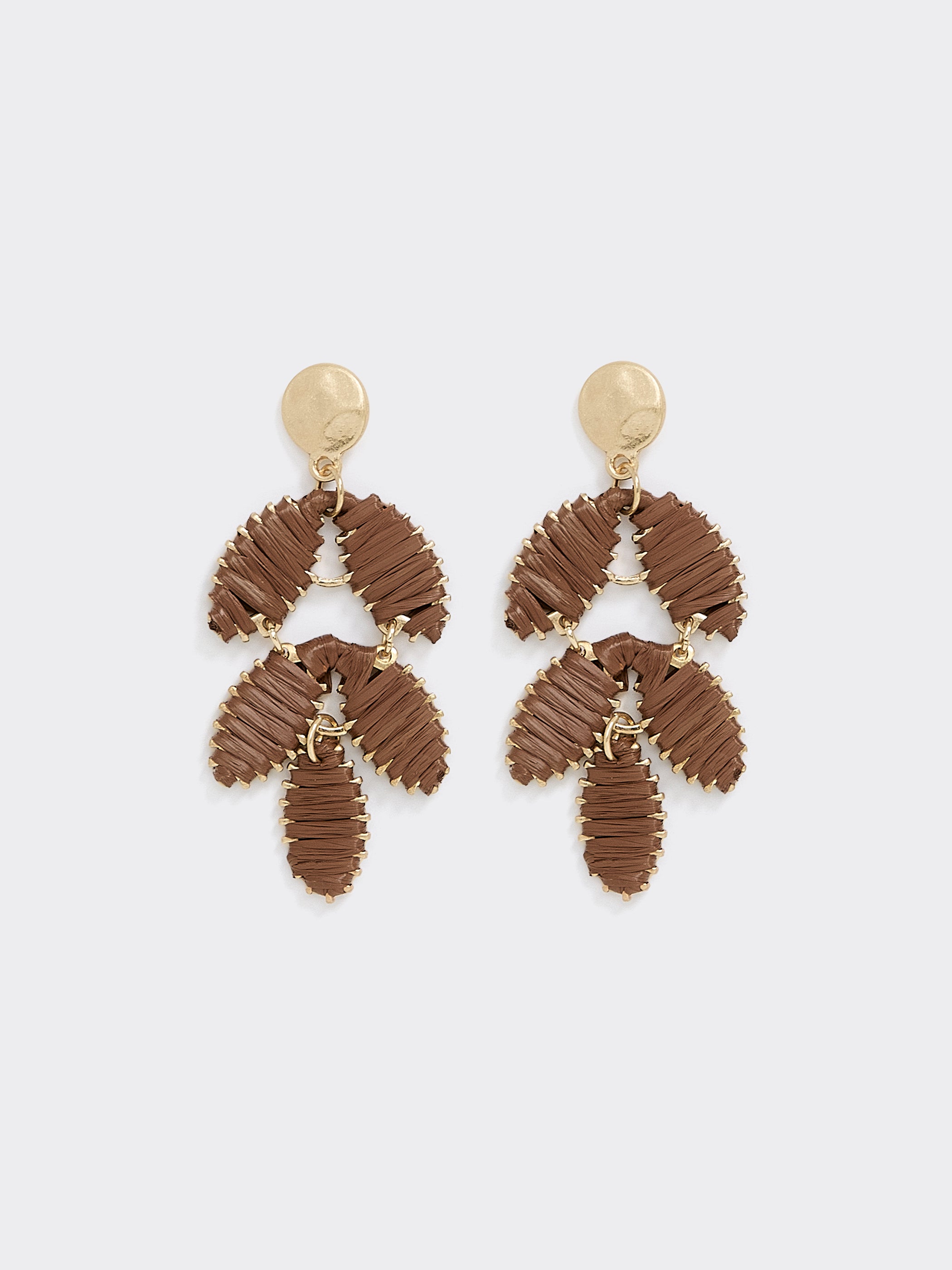 Raffia Pendant Earrings