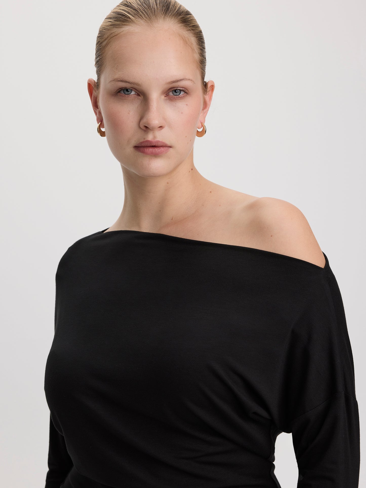 Long-Sleeve Off-the-Shoulder Top