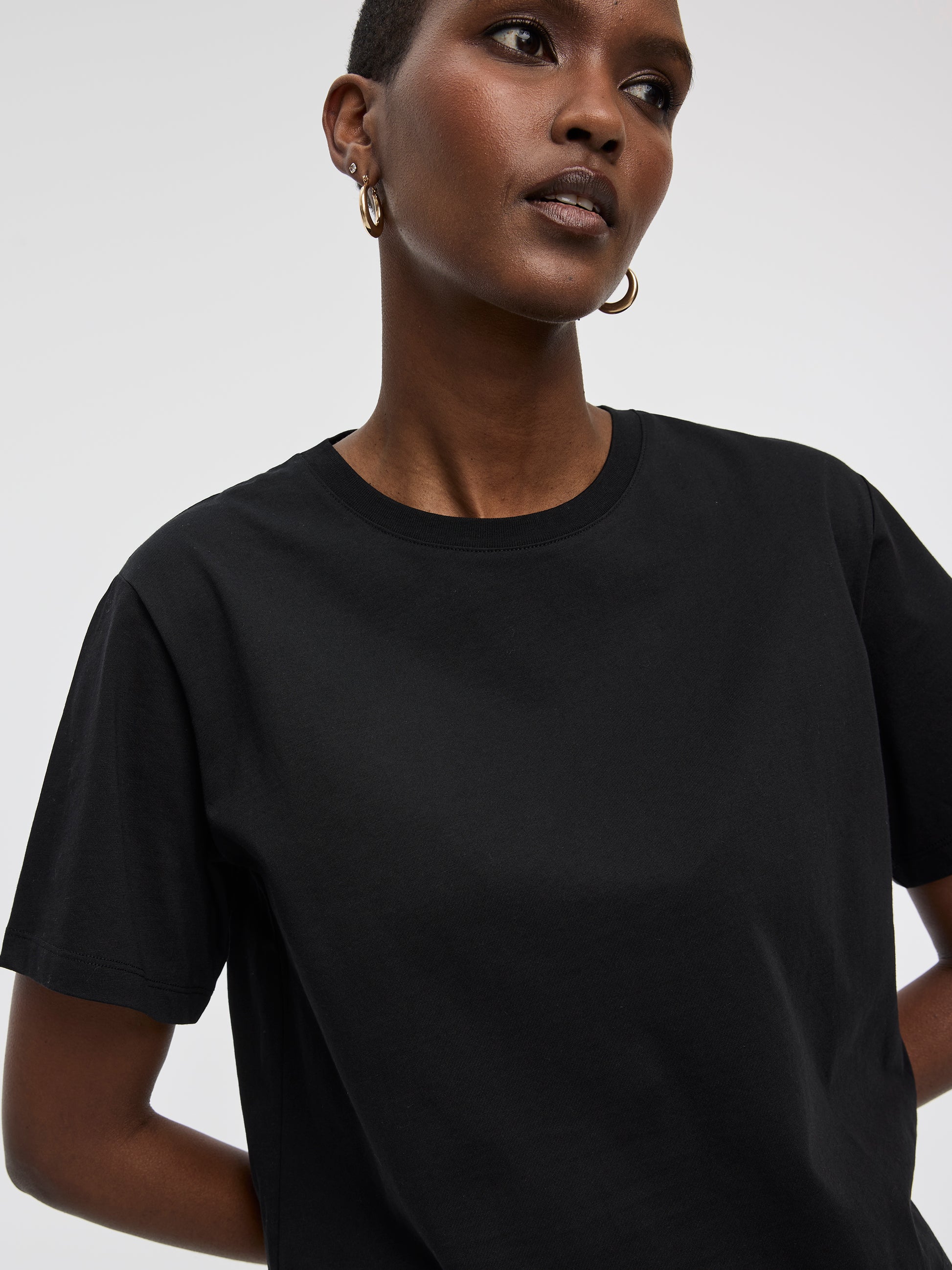 Crew-Neck Boxy T-Shirt