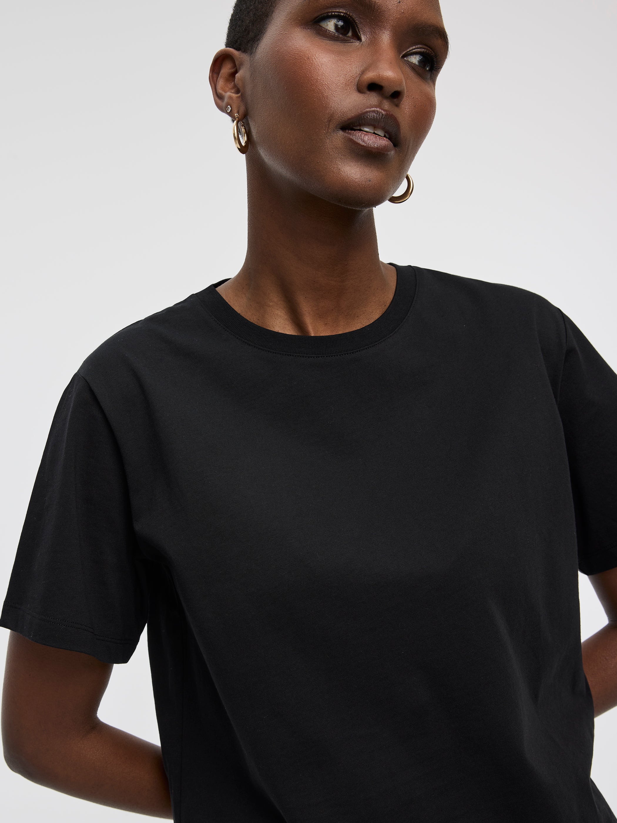 Crew-Neck Boxy T-Shirt