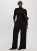 Wide-Leg Wrap-Waist Pant - Curvy Fit