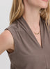 Sleeveless V-Neck Top