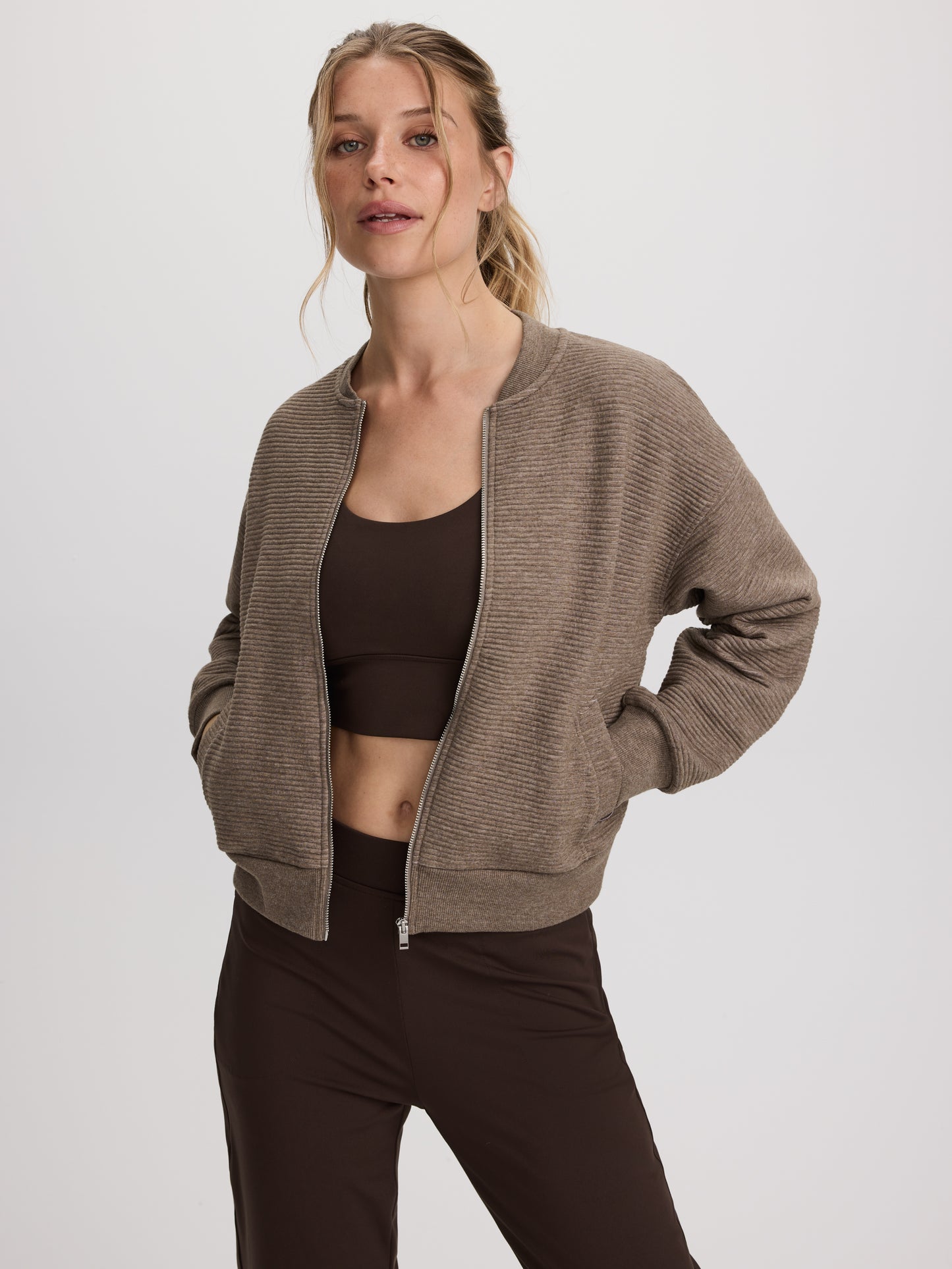 Jacquard Bomber Jacket