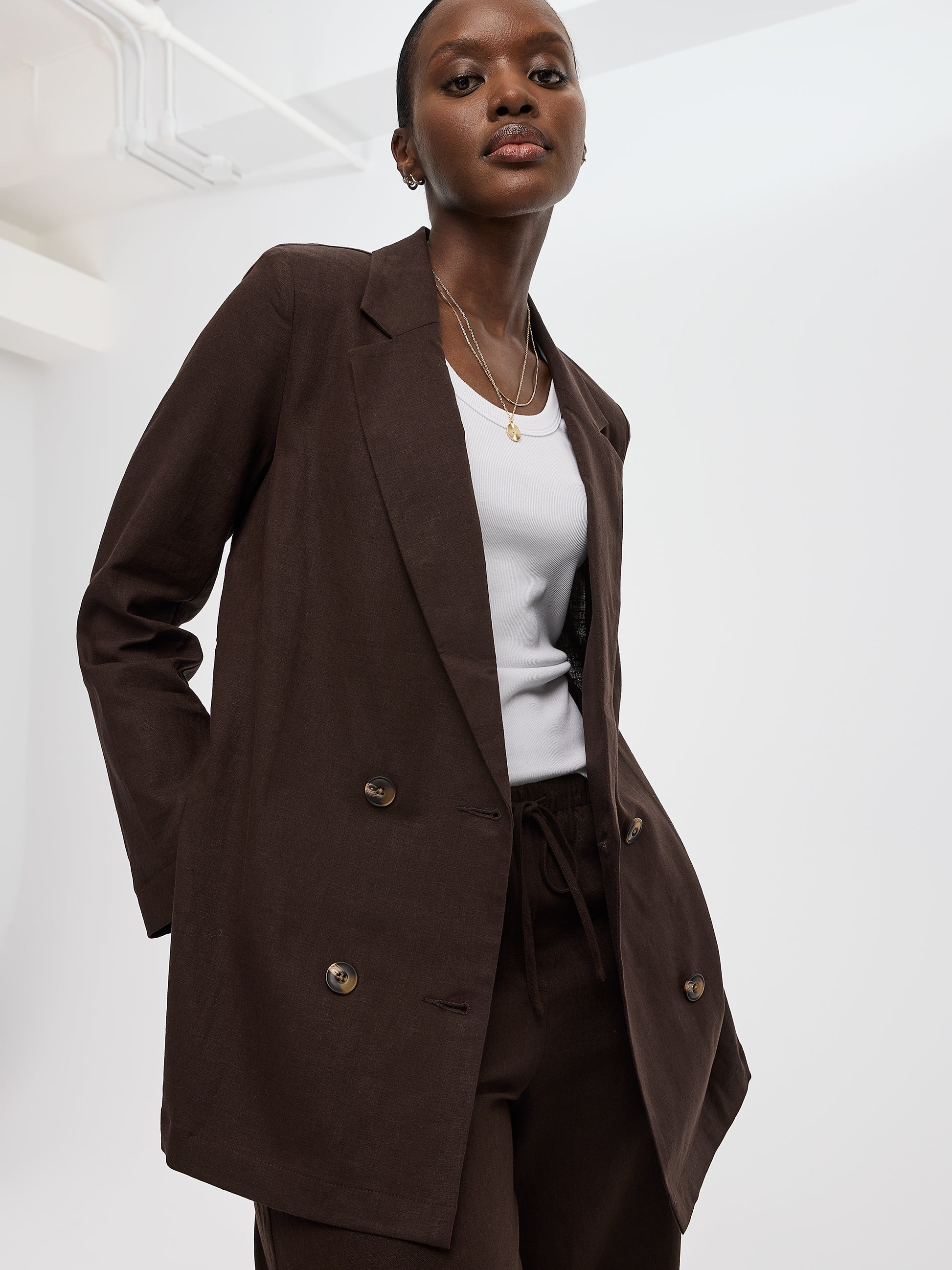 Double-Breasted Blazer