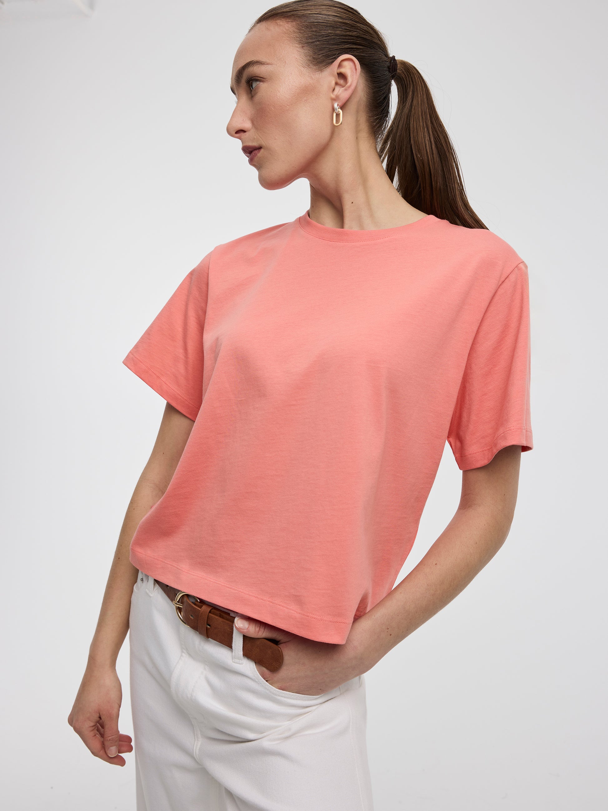 Crew-Neck Boxy T-Shirt