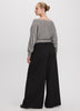 Wide-Leg Mid-Rise Pants with Asymmetrical Waist - The Timeless - Curvy Fit