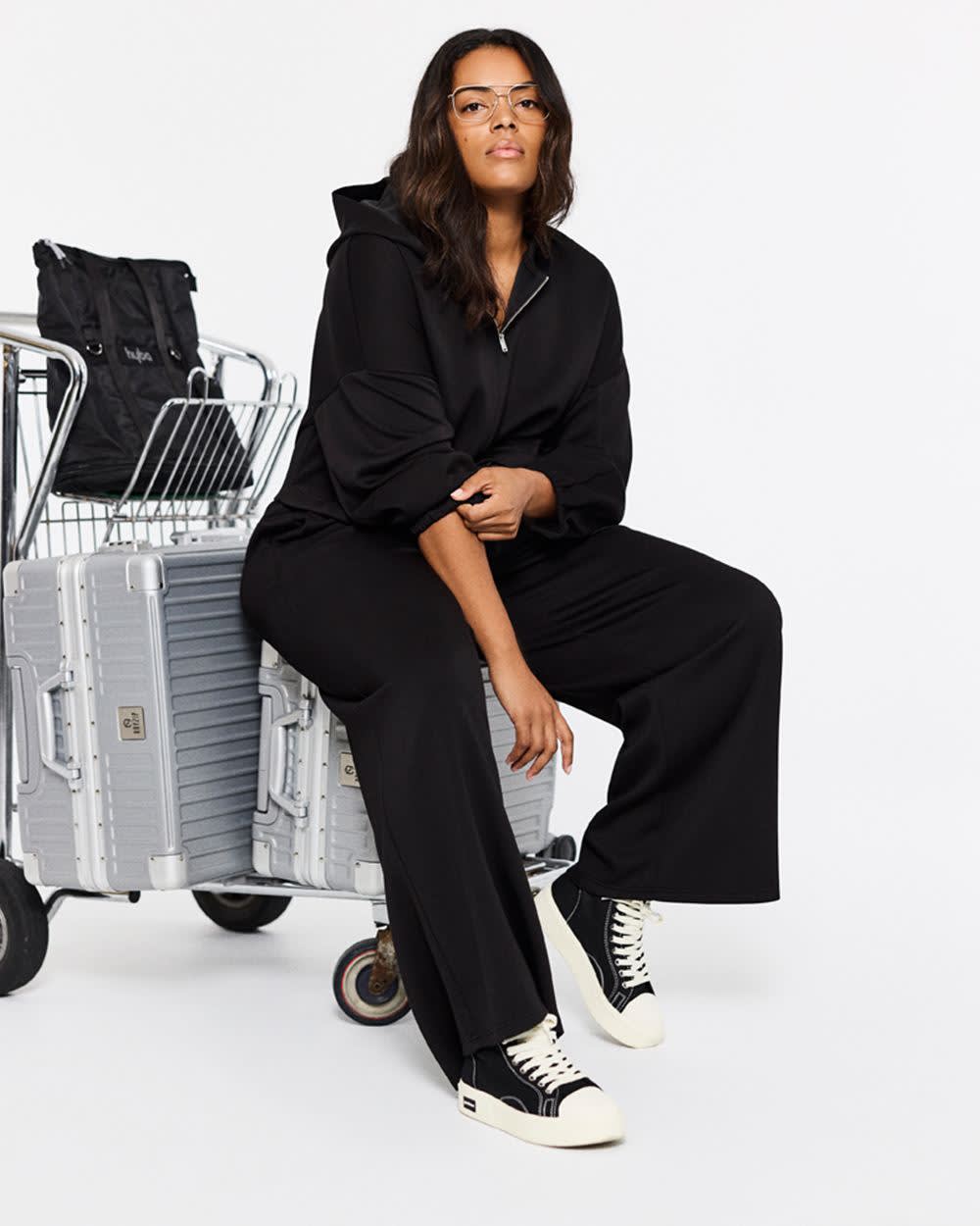 Wide-Leg Pull-On Pant - HYLUX Hyba