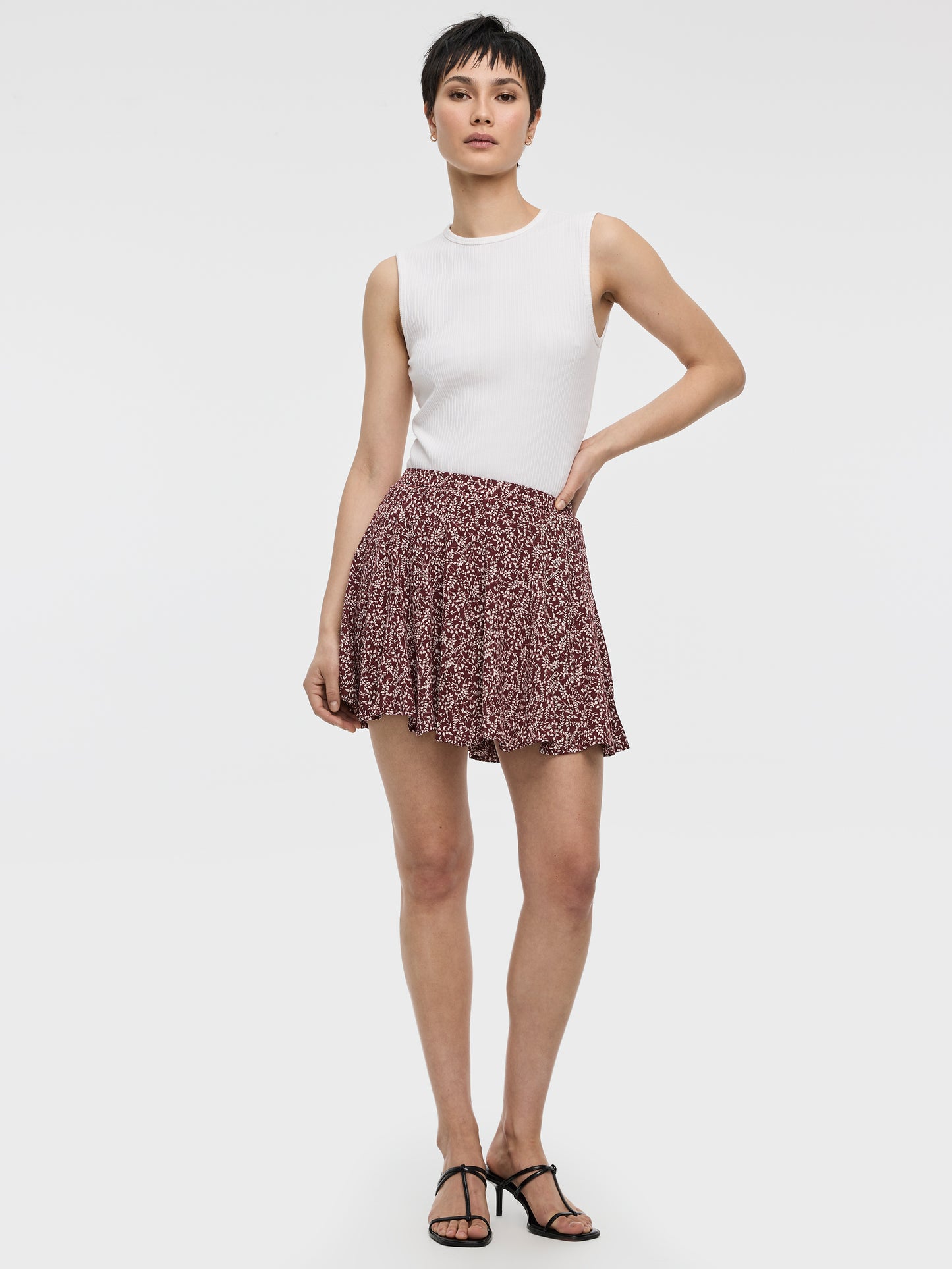 Pleated Skort