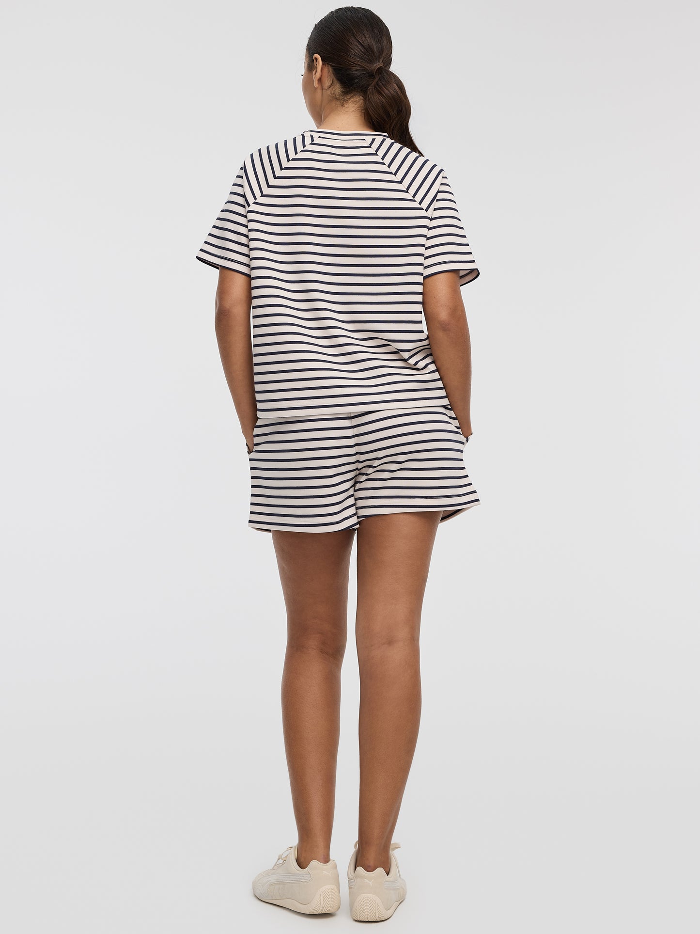 Striped Short-Sleeve T-Shirt - HYLUX - Hyba