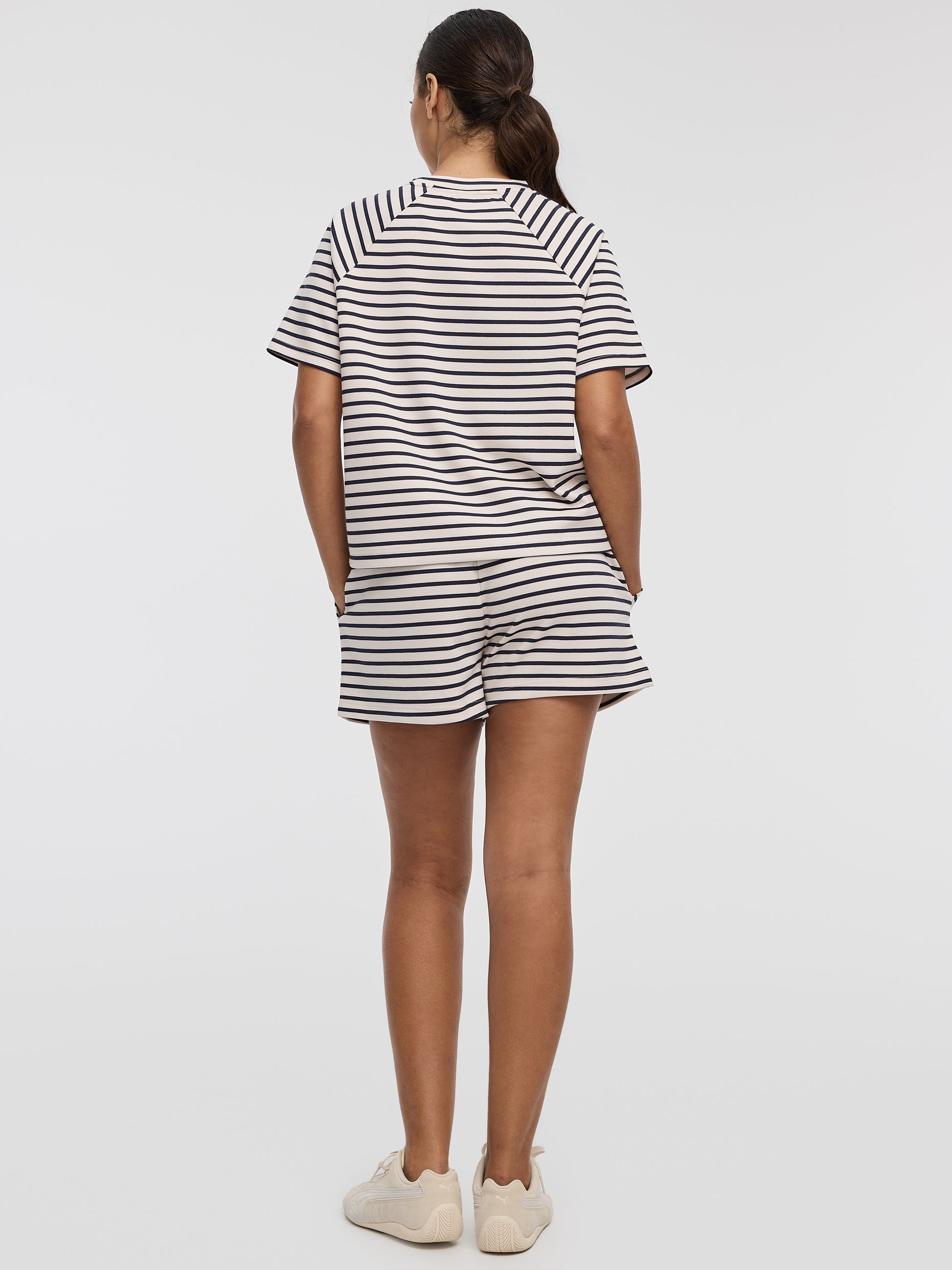 Striped Short-Sleeve T-Shirt - HYLUX - Hyba