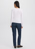 Long-Sleeve Crew-Neck Ribbed T-Shirt - R Essentials