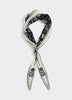 Diamond-Shaped Scarf with Border