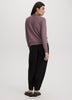 Long-Sleeve Sweater with Johnny Collar - R Essentials