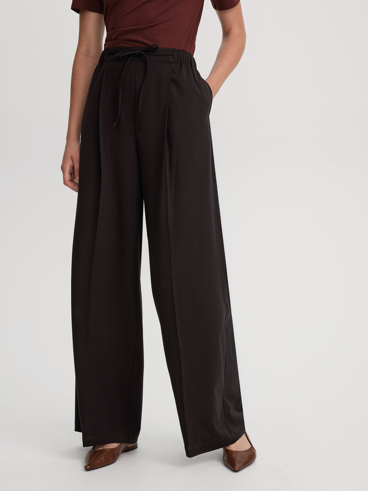 Wide-Leg High-Rise Pant - The Timeless