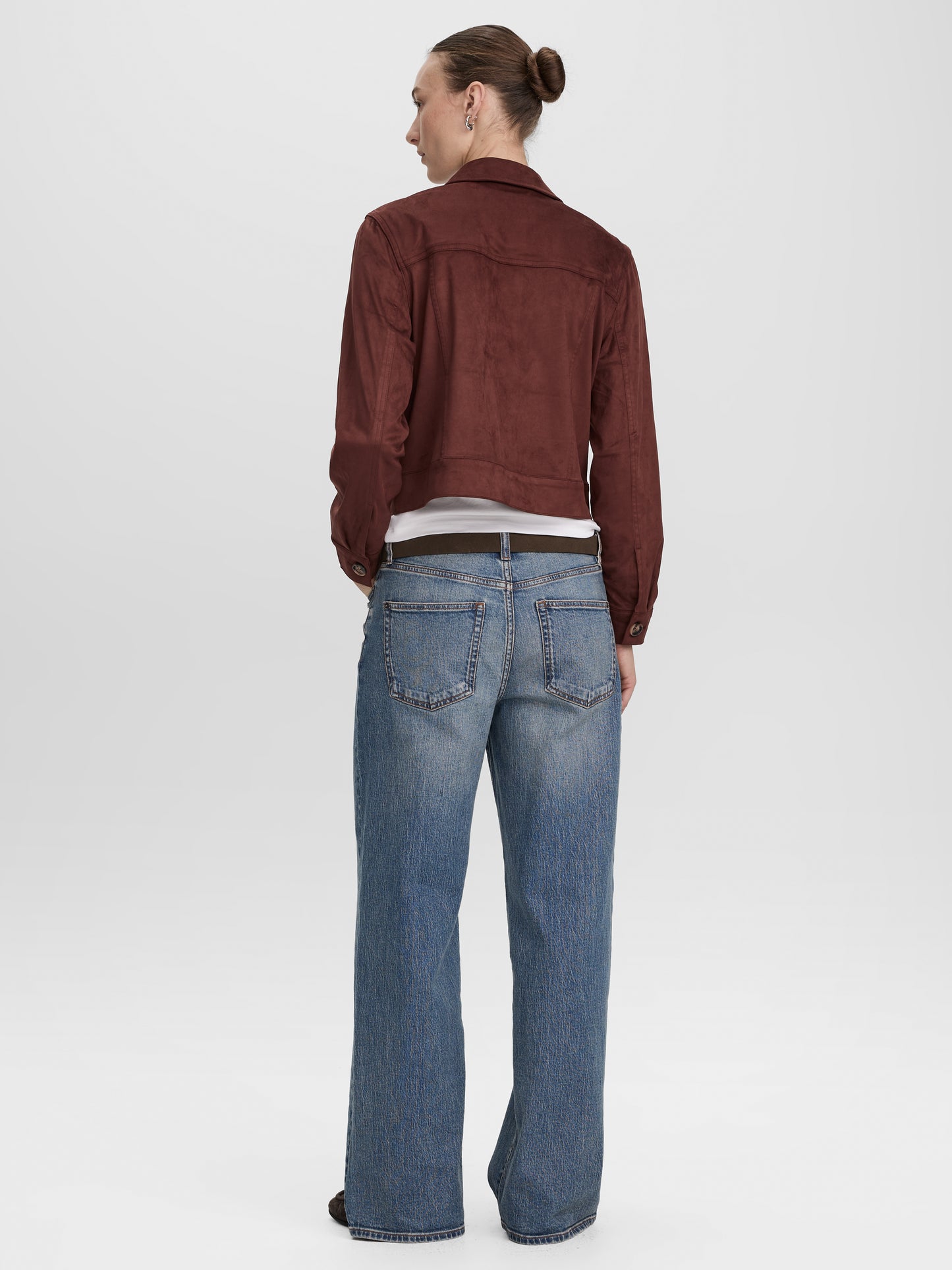 Faux Suede Jacket