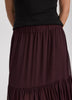 Pleated-Chiffon Maxi Skirt