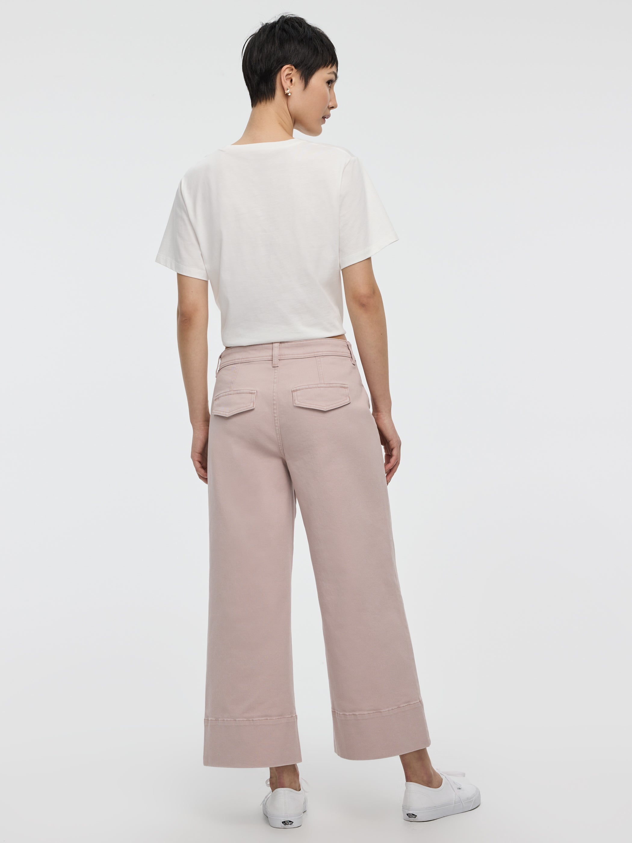 Straight-Leg High-Rise Cropped Mariner Pant