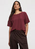 Crew-Neck T-Shirt Blouse