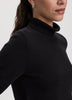 Cashmere-Blend Elbow-Sleeve Turtleneck Sweater