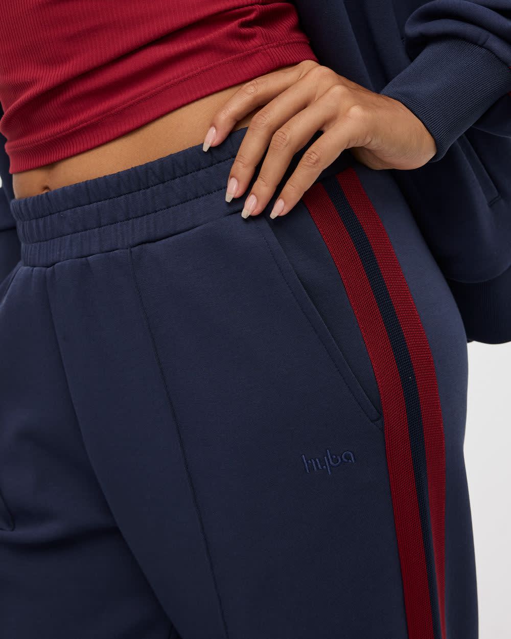 Wide-Leg Tracksuit Pant - Hyba